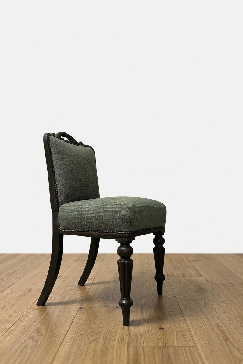 Traditional Neo-Classical Slipper  Chair