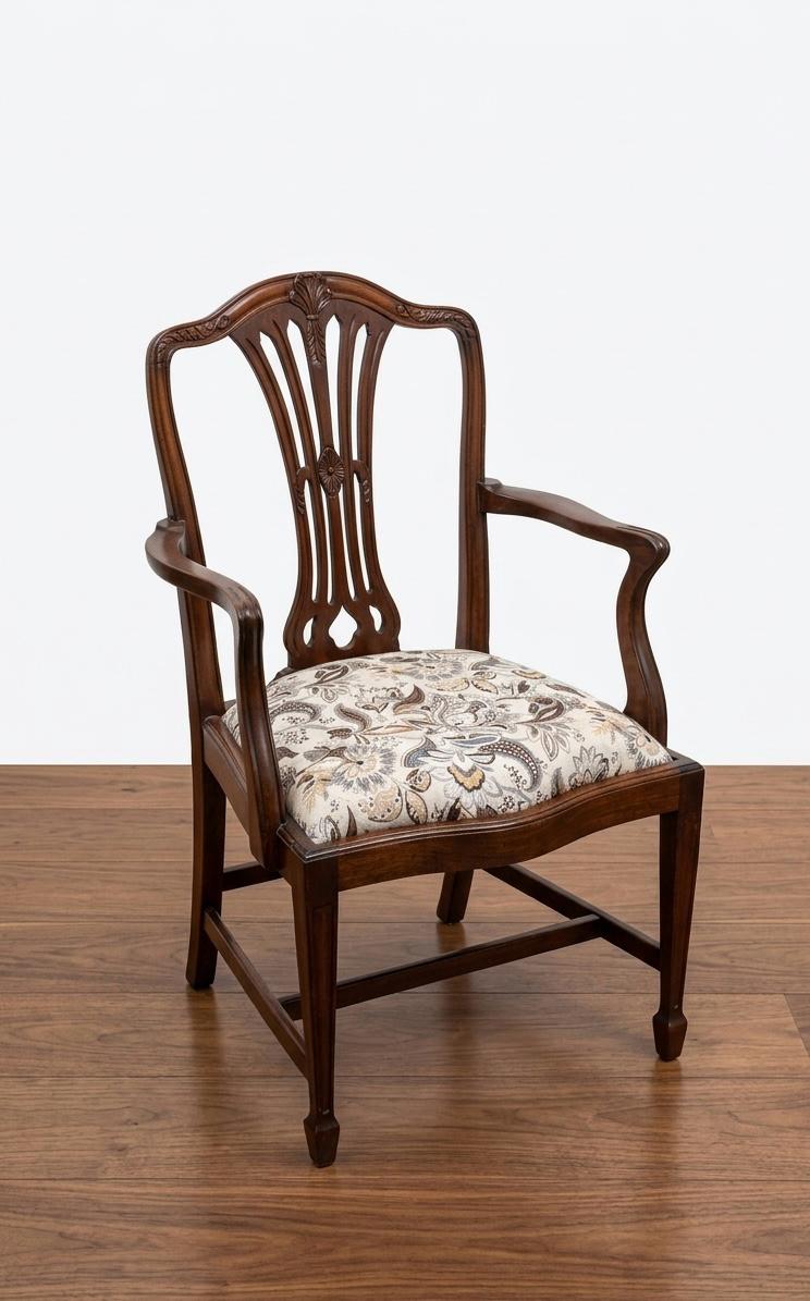 Hepplewhitestyle armchair