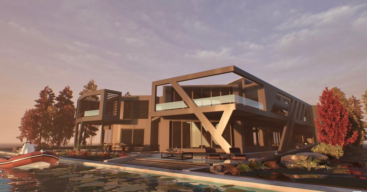 Structured Waterside Residence